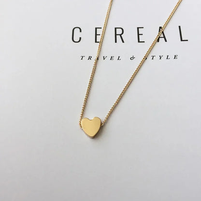 Gold/Silver Color Chain Star Heart Choker Necklace
