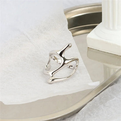 Vintage Elegant Irregular Adjustable Rings