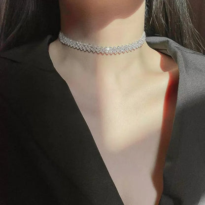 Luxury Shiny Full Rhinestone Necklace