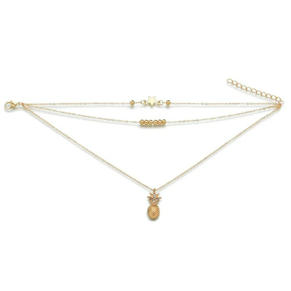 Ankle Chain Pineapple Pendant Anklet