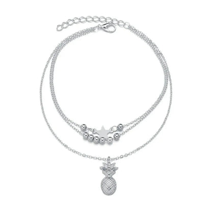 Ankle Chain Pineapple Pendant Anklet