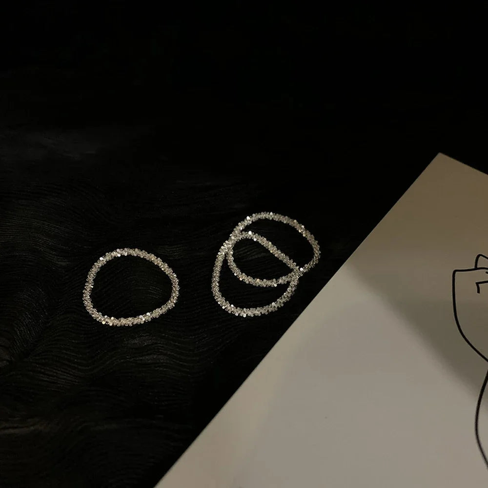 Sparkling Simple Style Versatile Decorative Compact Index Finger Ring