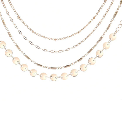 Multilayer Boho Tube Lace Satellite Chain Bracelets Set