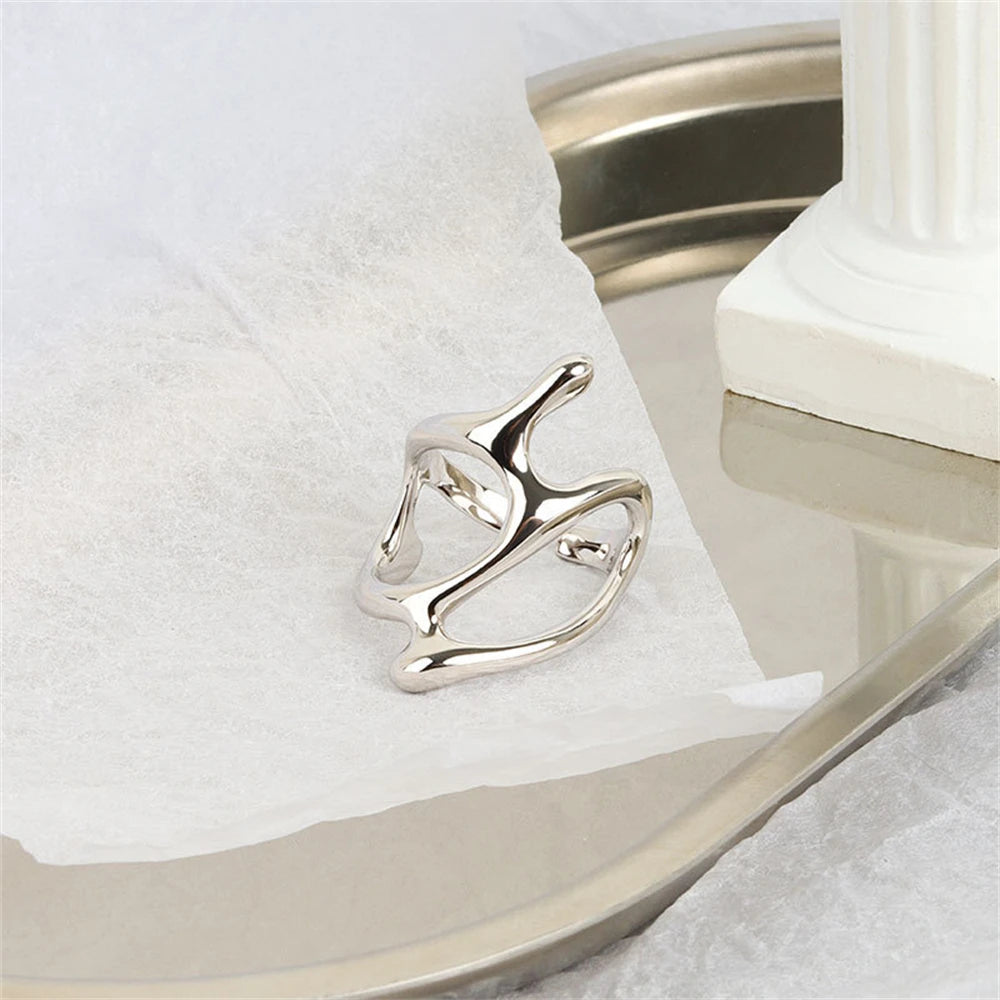 Vintage Elegant Irregular Adjustable Rings