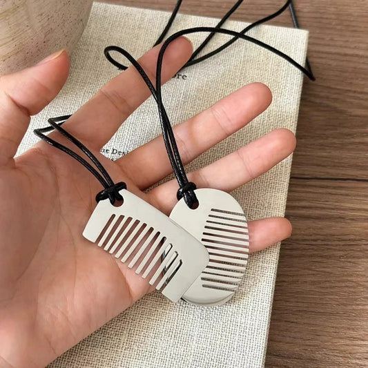 New Personality Comb Pendant Necklace