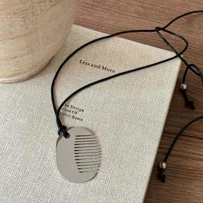 New Personality Comb Pendant Necklace