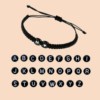 Handmade Adjustable A-Z Name Braided Bracelets