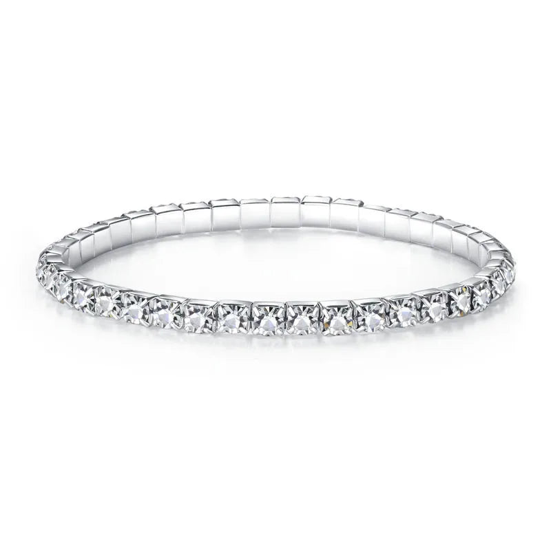 Multiple Styles Crystal Stretch Shine Bracelets