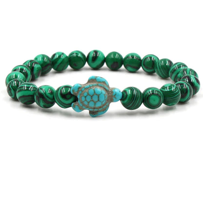 14 Colors Natural Stone Sea Turtle Beads Friendship Bracelets
