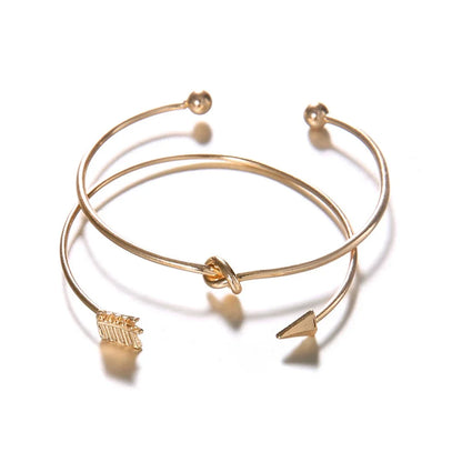 2Pcs Bohemian Retro Bracelet Set
