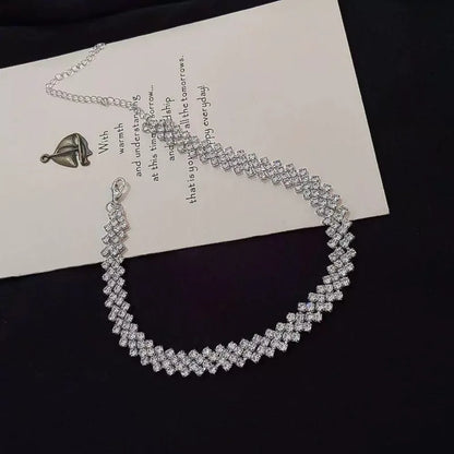 Luxury Shiny Full Rhinestone Necklace