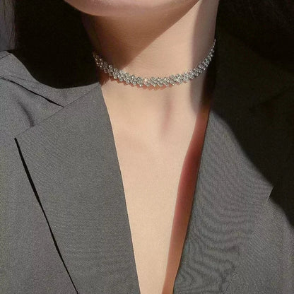 Luxury Shiny Full Rhinestone Necklace