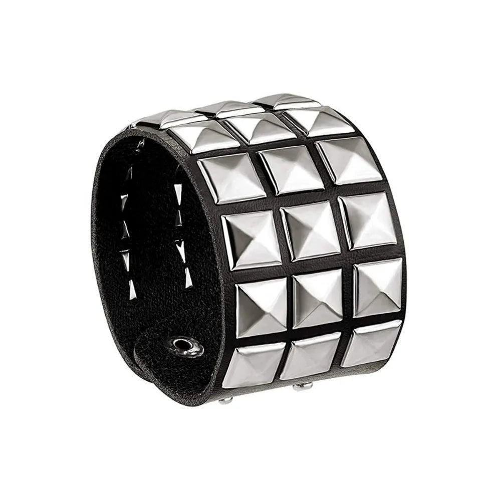 Punk Nail Bracelet Rivets Casual Couple Bracelet